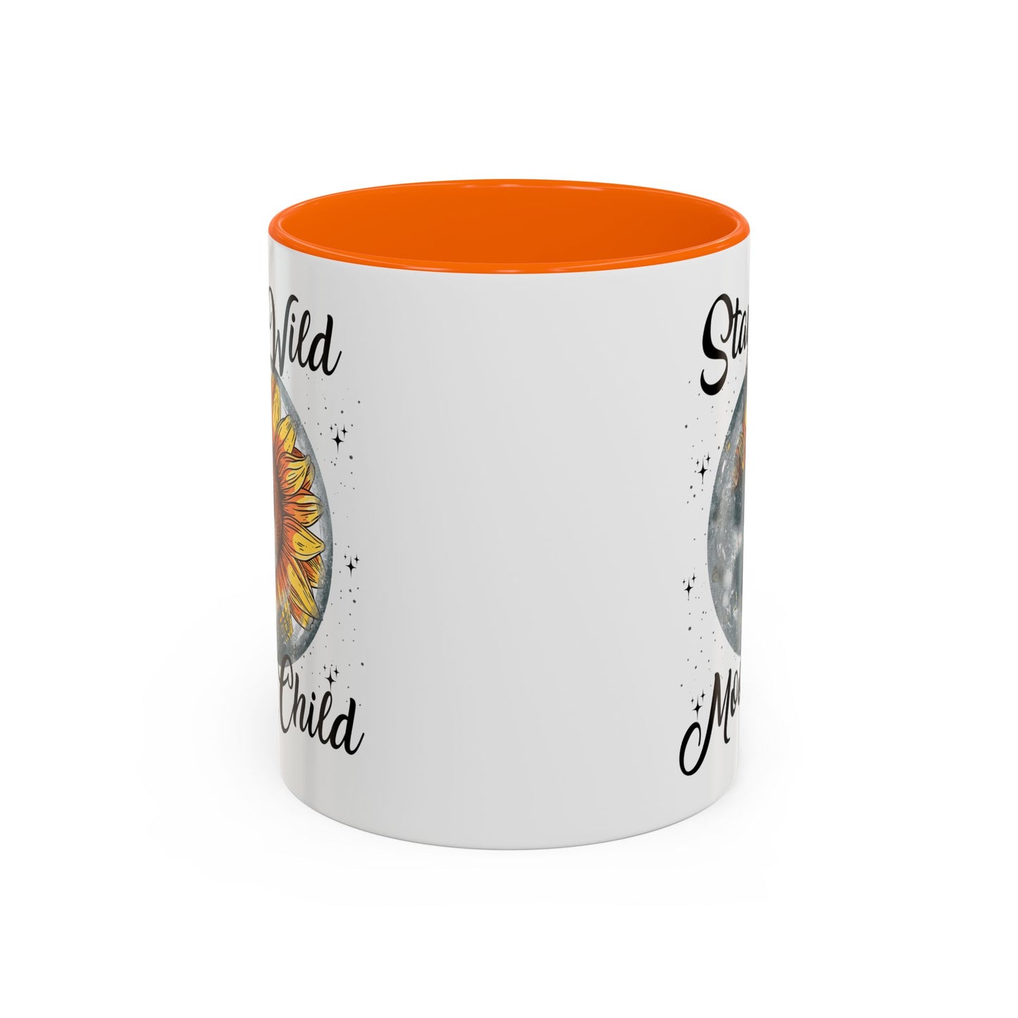 Stay Wild Moon Child Coffee Mug — Sunflower Moon Accent 11/15oz