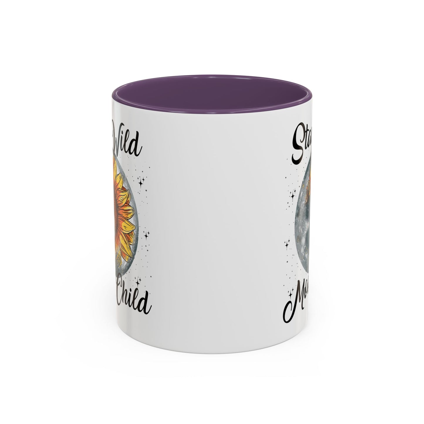 Stay Wild Moon Child Coffee Mug — Sunflower Moon Accent 11/15oz