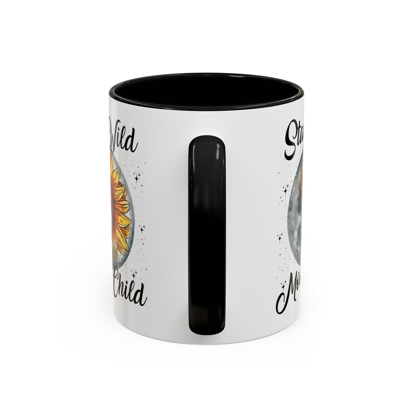Stay Wild Moon Child Coffee Mug — Sunflower Moon Accent 11/15oz