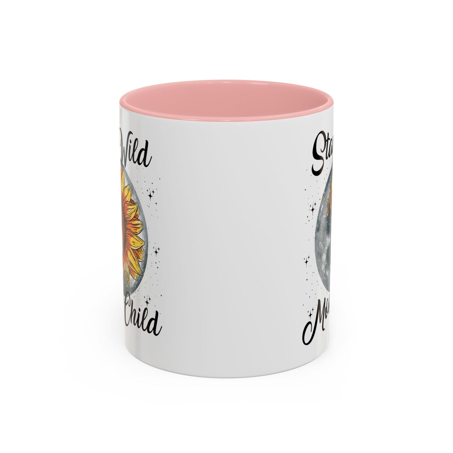 Stay Wild Moon Child Coffee Mug — Sunflower Moon Accent 11/15oz