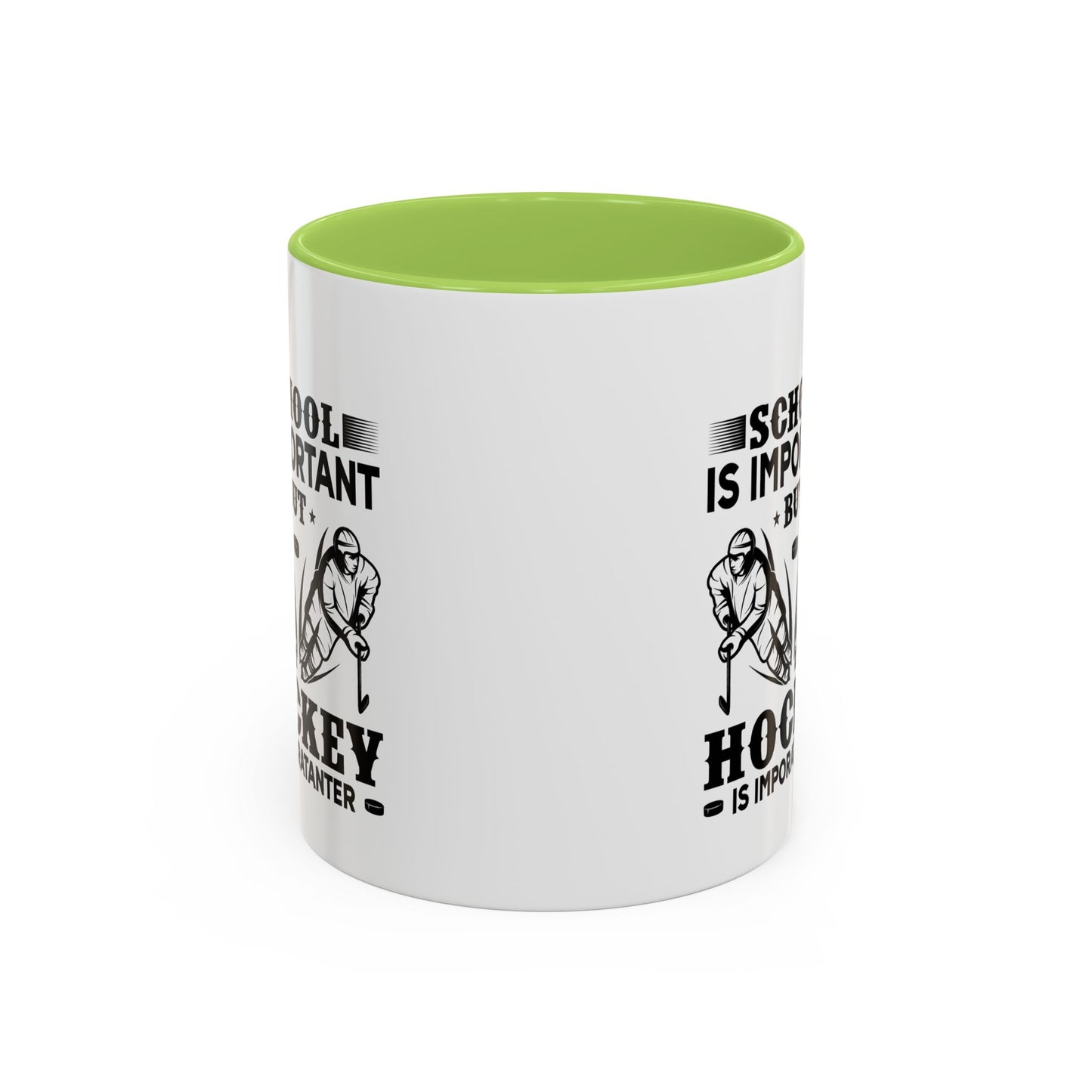 Hockey Boy Coffee Mug "School Is Important, Hockey Is Importanter"