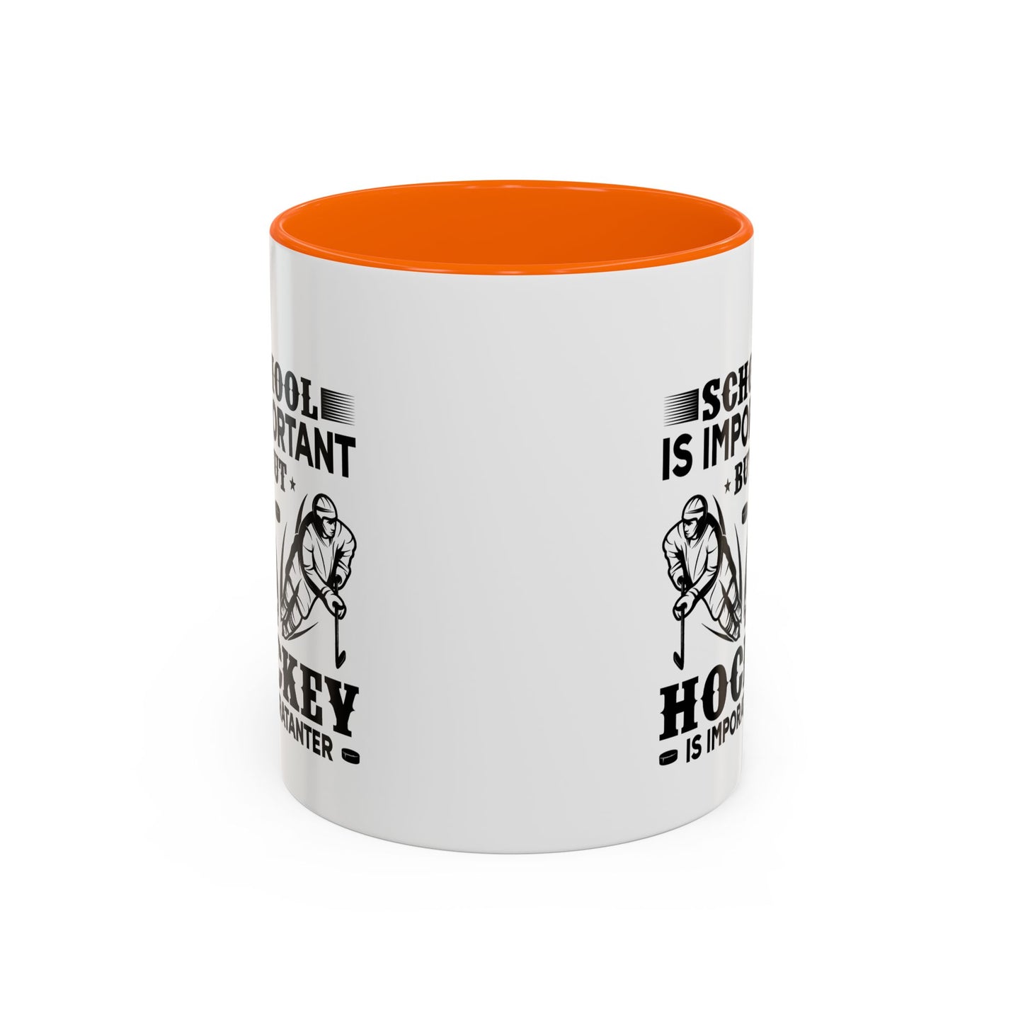 Hockey Boy Coffee Mug "School Is Important, Hockey Is Importanter"