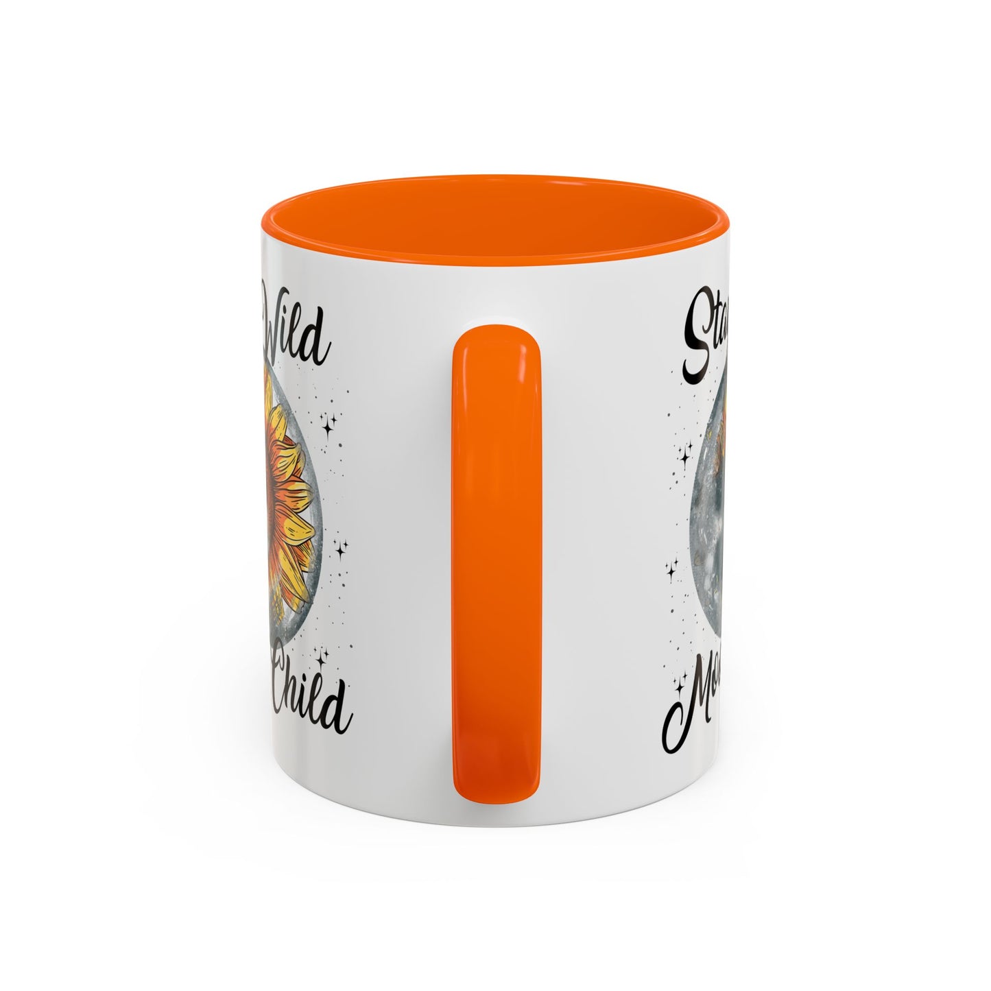 Stay Wild Moon Child Coffee Mug — Sunflower Moon Accent 11/15oz