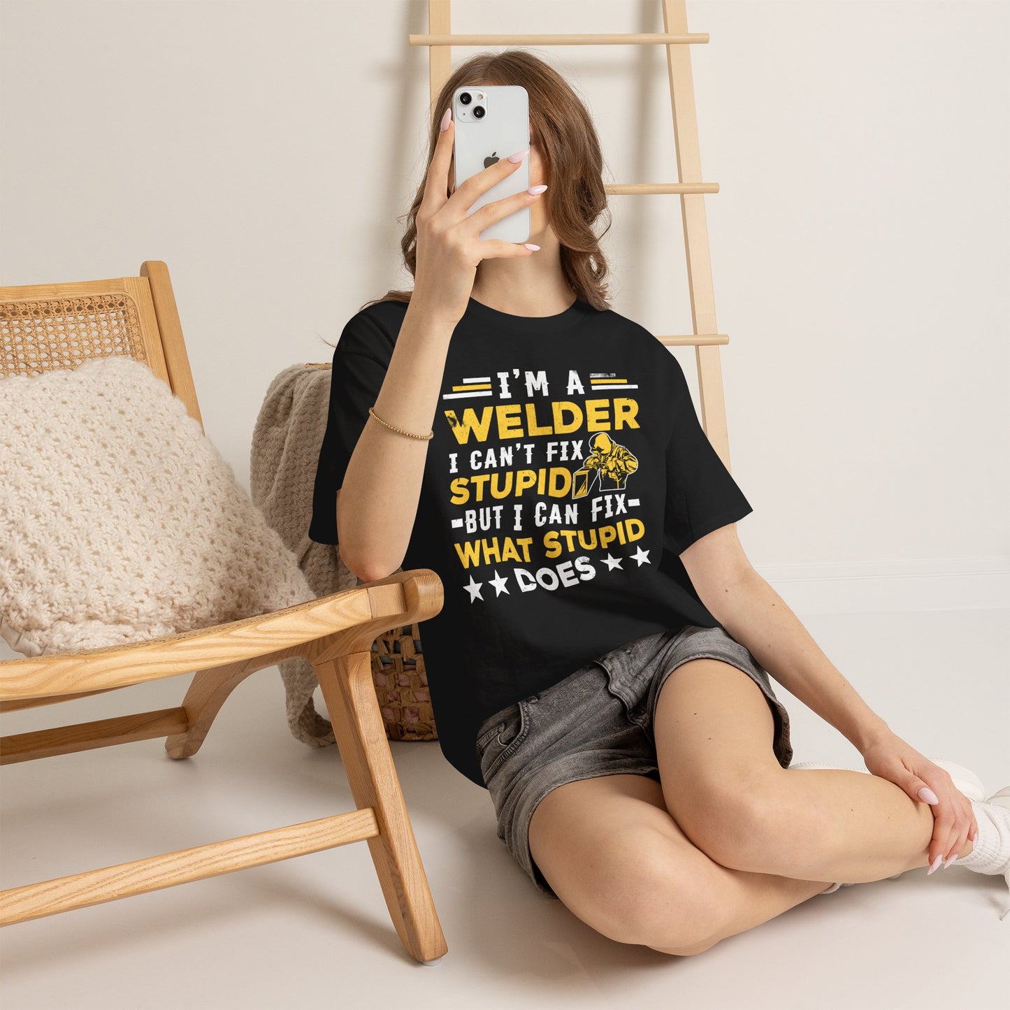 Welder T‑Shirt "I’m a Welder I Can’t Fix Stupid" – Funny Welding Gift Tee