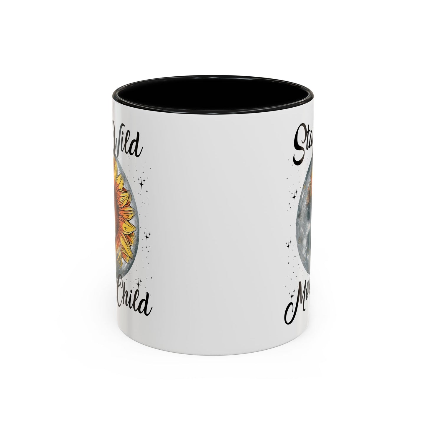 Stay Wild Moon Child Coffee Mug — Sunflower Moon Accent 11/15oz