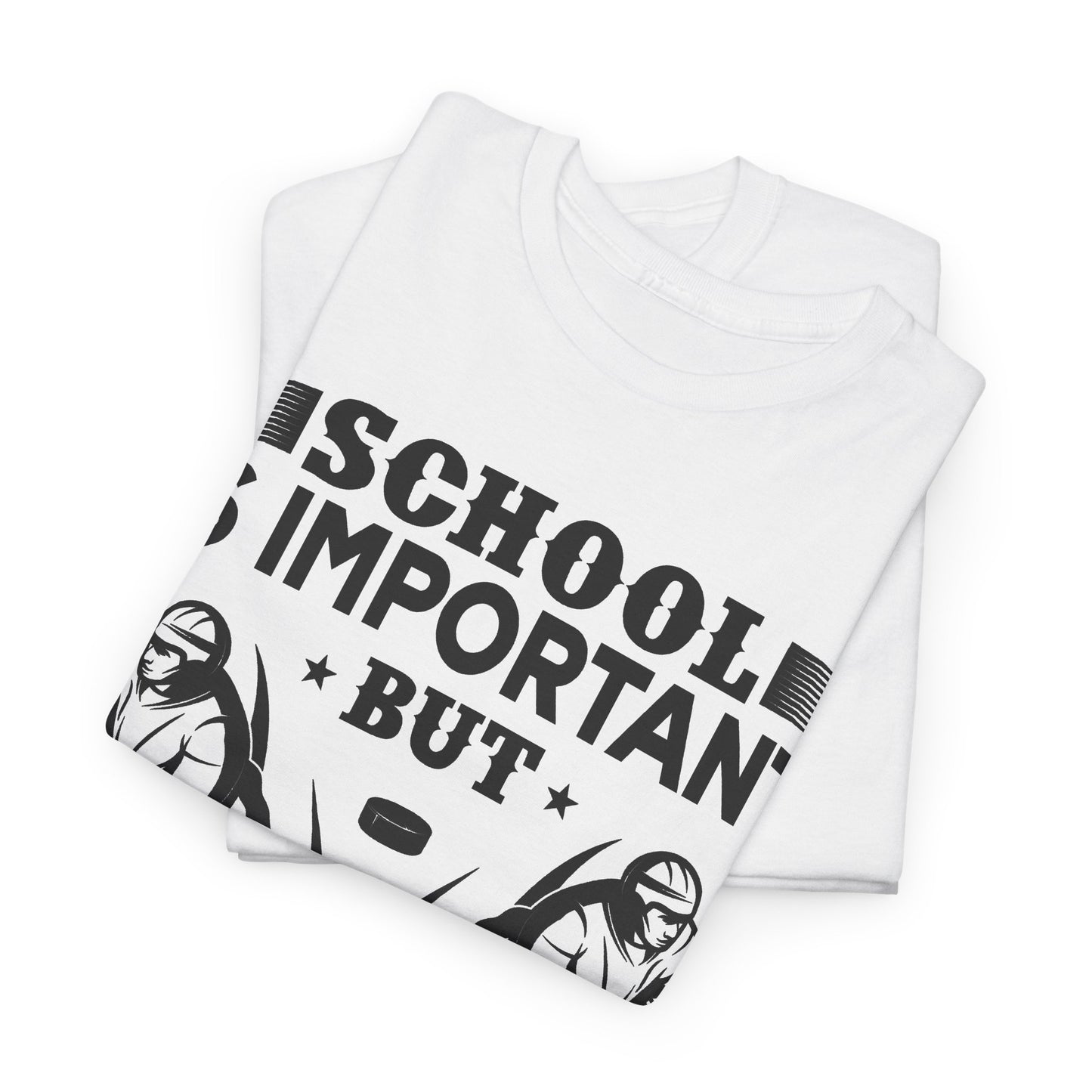 Hockey Boy T-Shirt "School Is Important, Hockey Is Importanter"