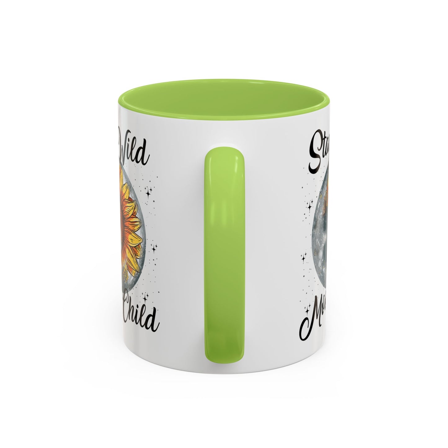 Stay Wild Moon Child Coffee Mug — Sunflower Moon Accent 11/15oz