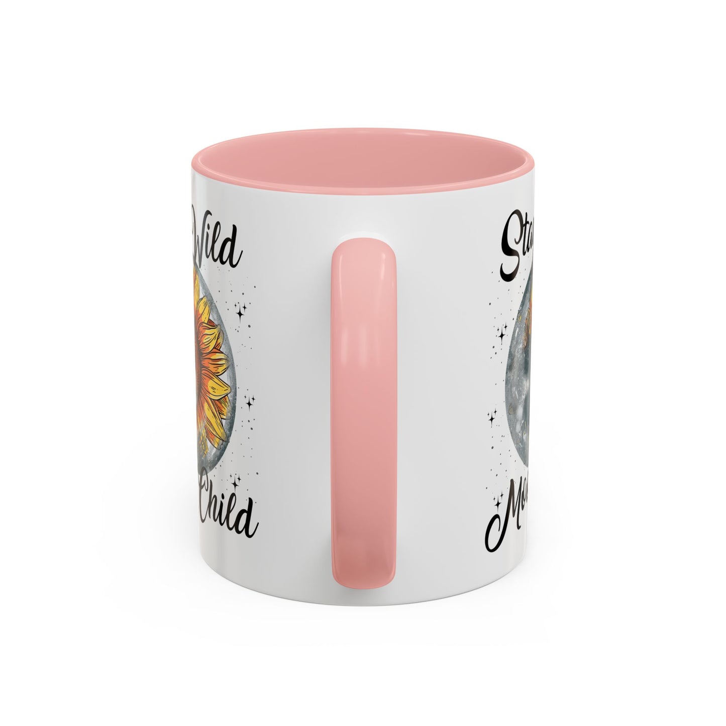 Stay Wild Moon Child Coffee Mug — Sunflower Moon Accent 11/15oz