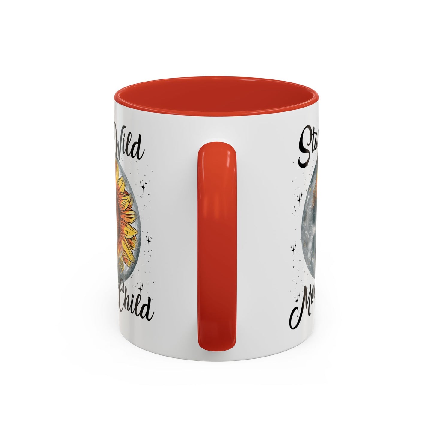 Stay Wild Moon Child Coffee Mug — Sunflower Moon Accent 11/15oz