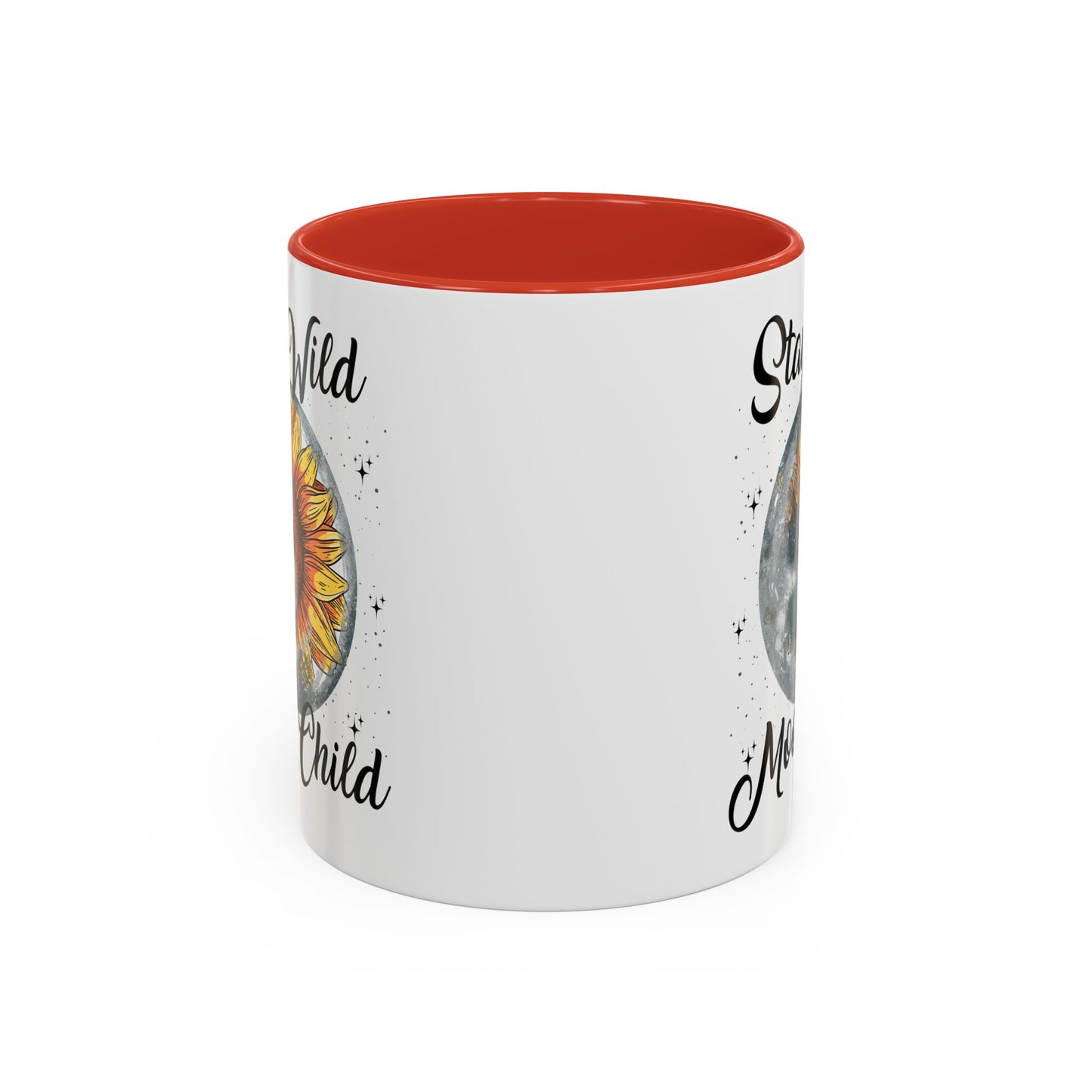 Stay Wild Moon Child Coffee Mug — Sunflower Moon Accent 11/15oz