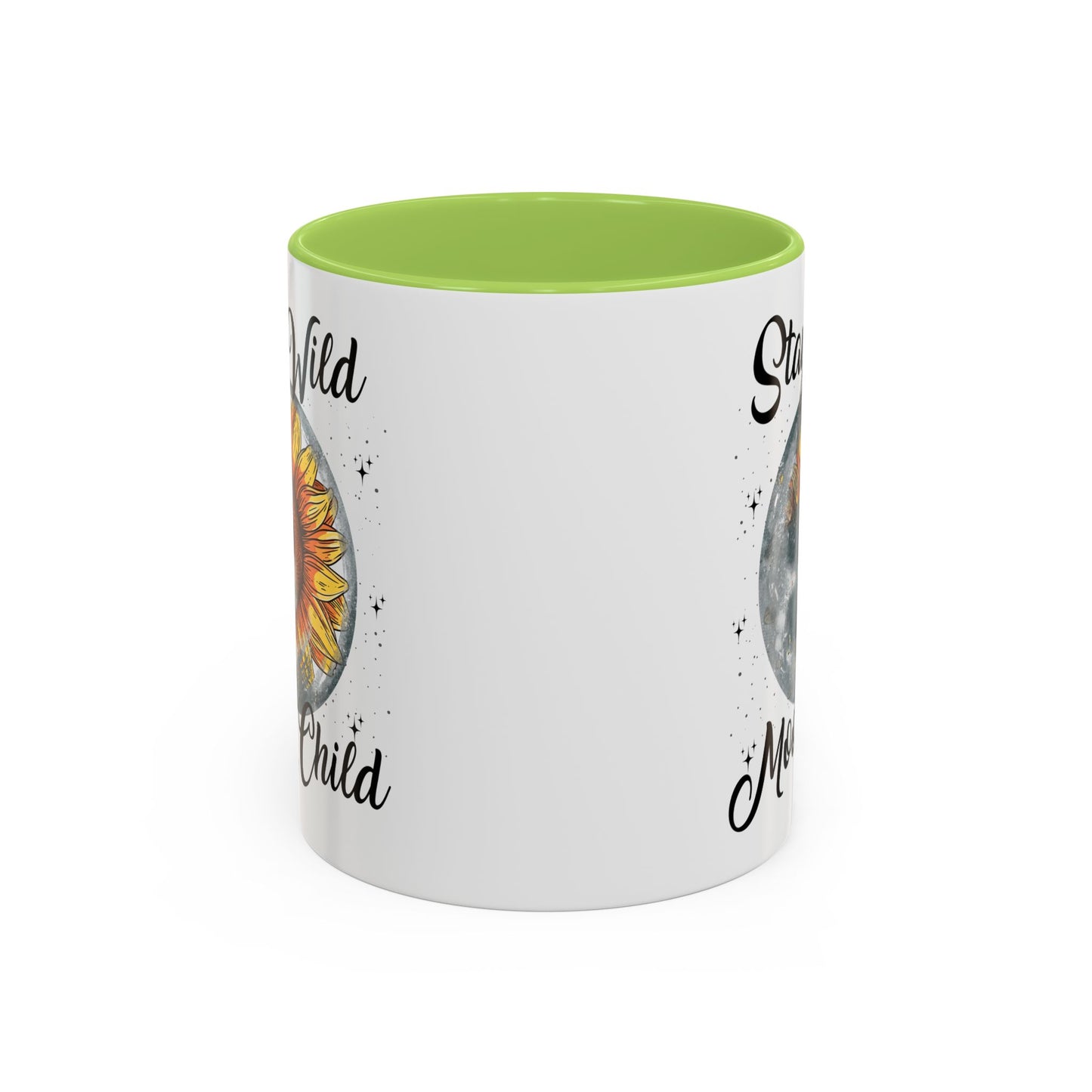 Stay Wild Moon Child Coffee Mug — Sunflower Moon Accent 11/15oz