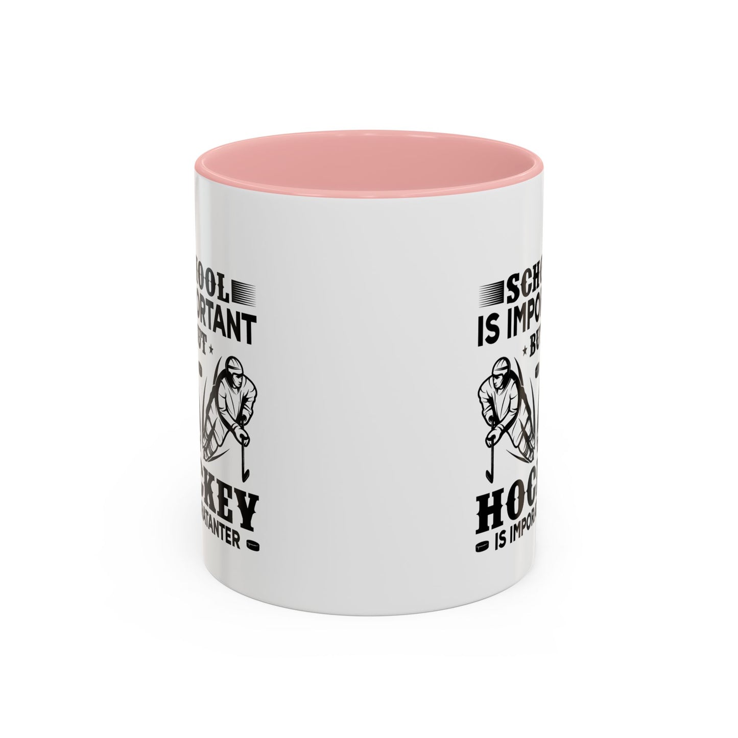 Hockey Boy Coffee Mug "School Is Important, Hockey Is Importanter"