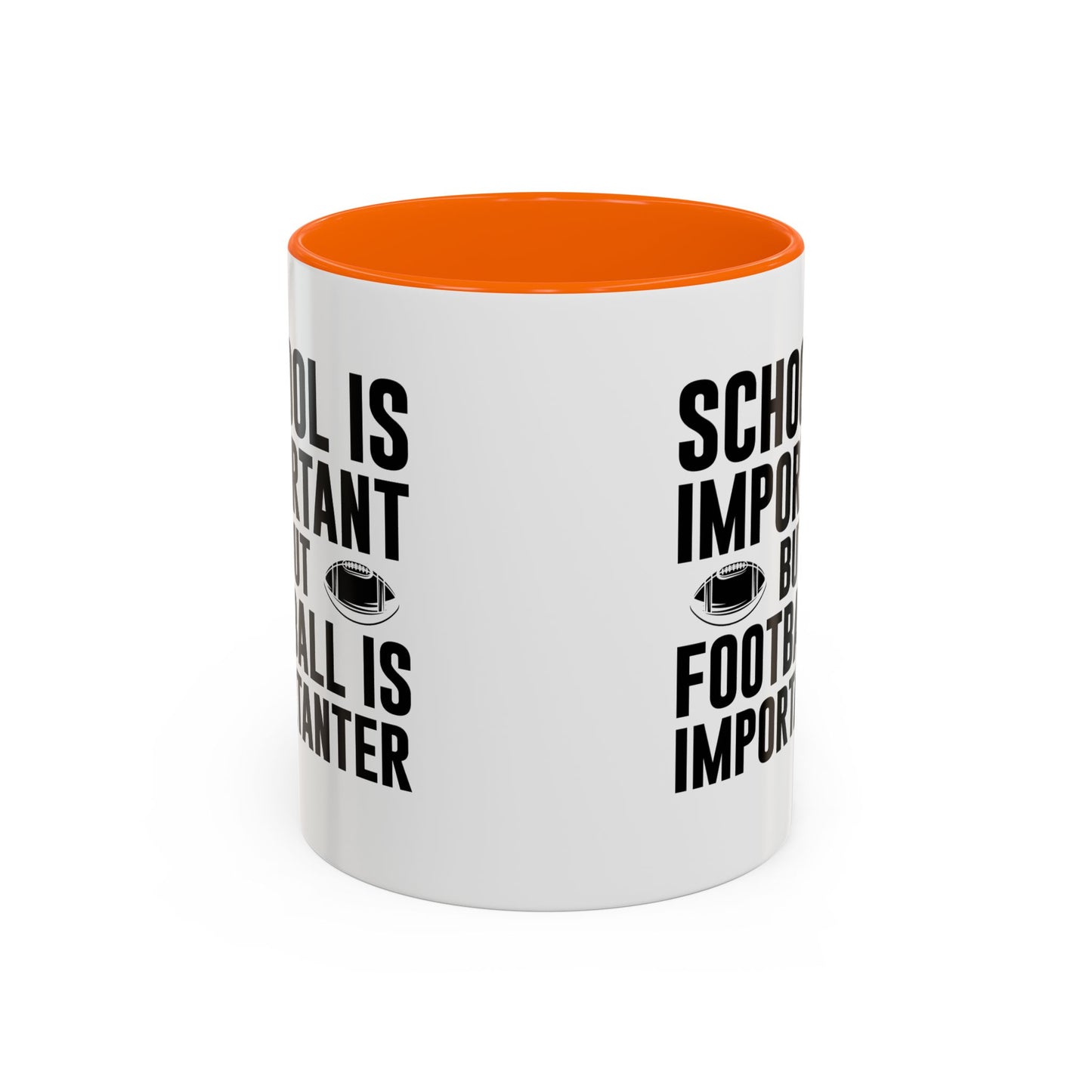Football Lineman Coffee Mug "School Is Important, Football Is Importanter"