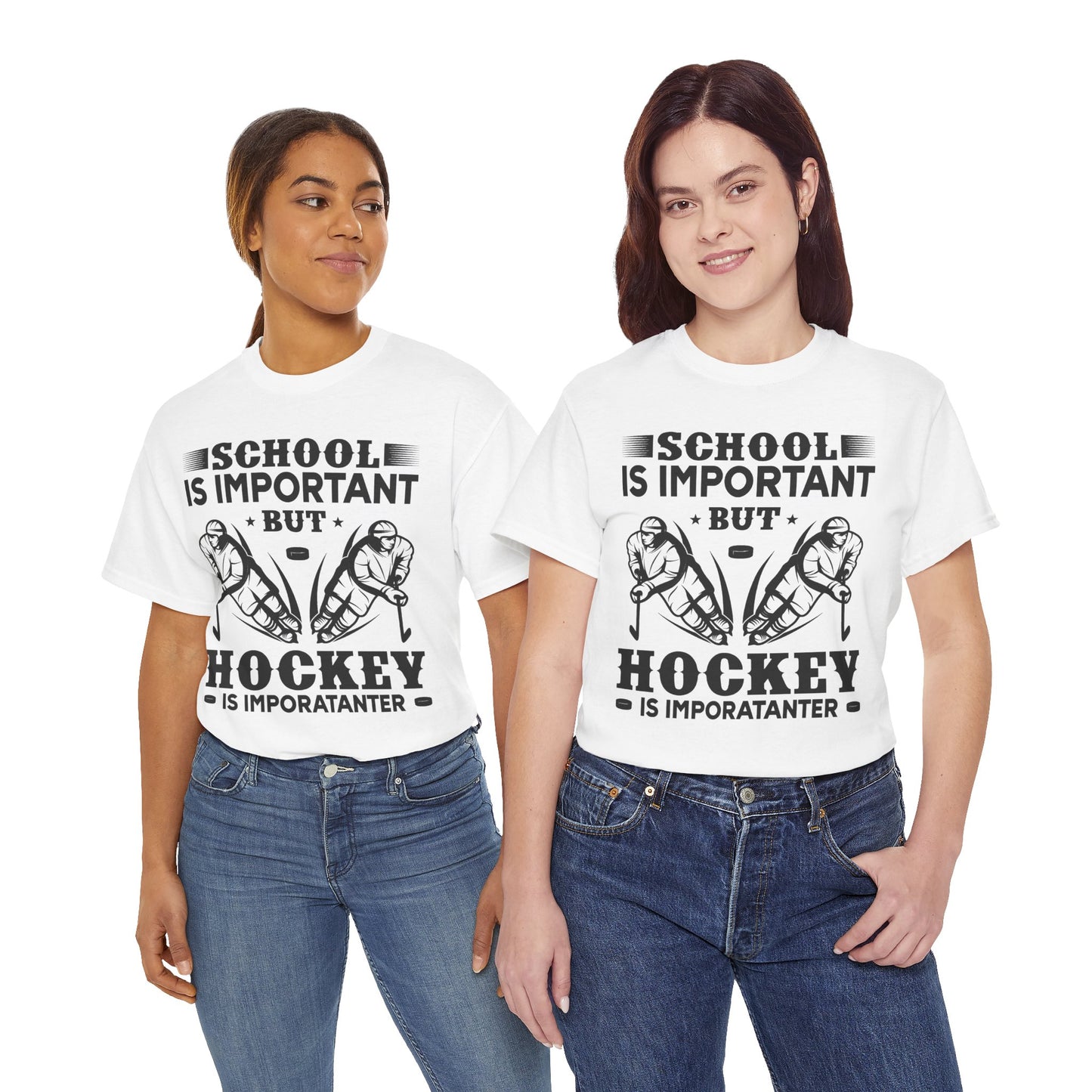 Hockey Boy T-Shirt "School Is Important, Hockey Is Importanter"