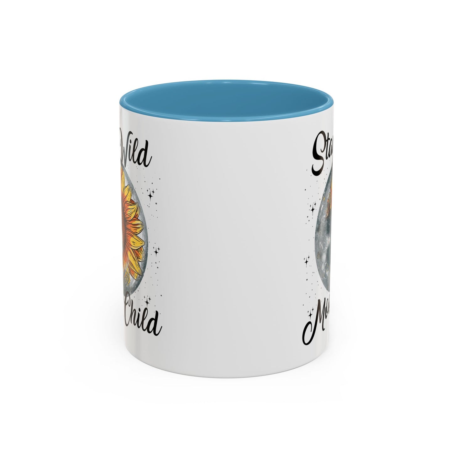 Stay Wild Moon Child Coffee Mug — Sunflower Moon Accent 11/15oz